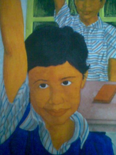 My painting 9, In School