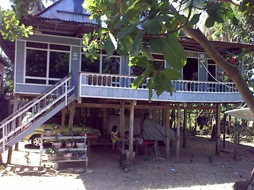 In village