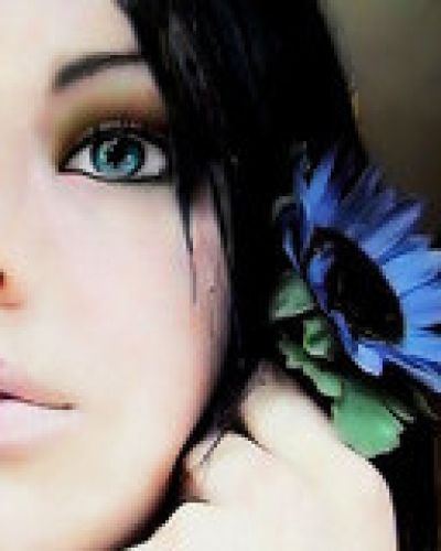 blue flower grl