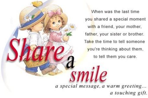 share a smile