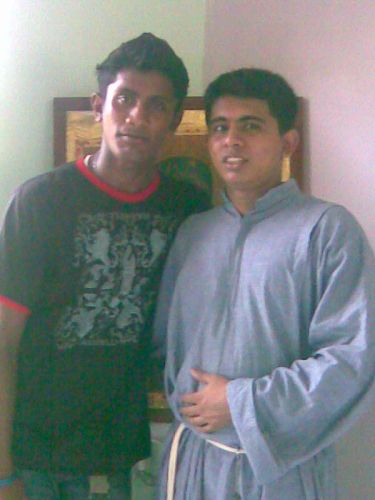 Me and ma elder brthr.he z nw francisscan brother